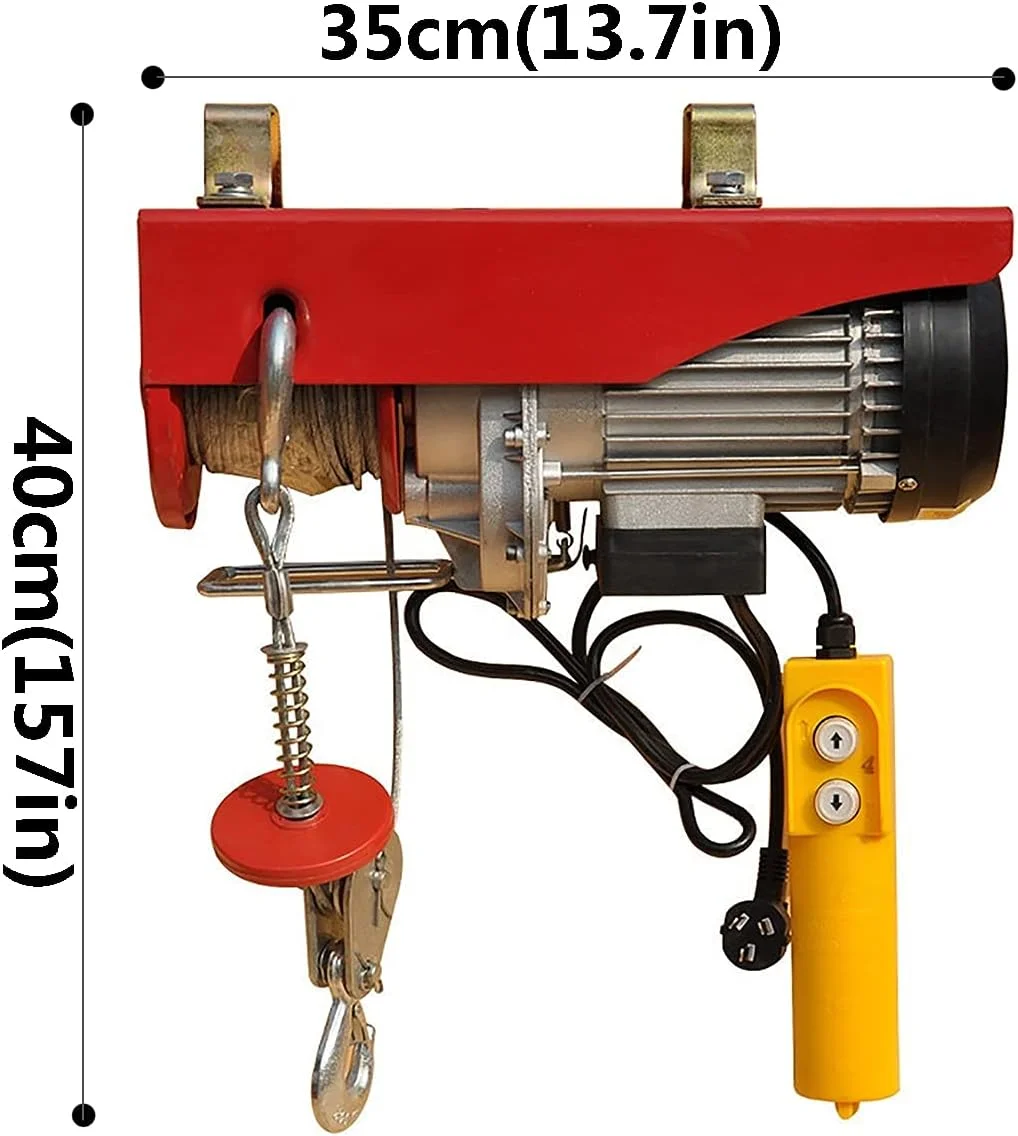 بالابر برقی مینی 220 ولت DSFSDG، وینچ بالابر برقی 200 کیلوگرمی، قرقره بالابر، قلاب بالابر سیم بکسل کارگاهی سقفی دو خطی، 12 متر بالابر برقی مینی 220 ولت DSFSDG، وینچ بالابر برقی 200 کیلوگرمی، قرقره بالابر، قلاب بالابر سیم بکسل کارگاهی سقفی دو خطی، 12 متر