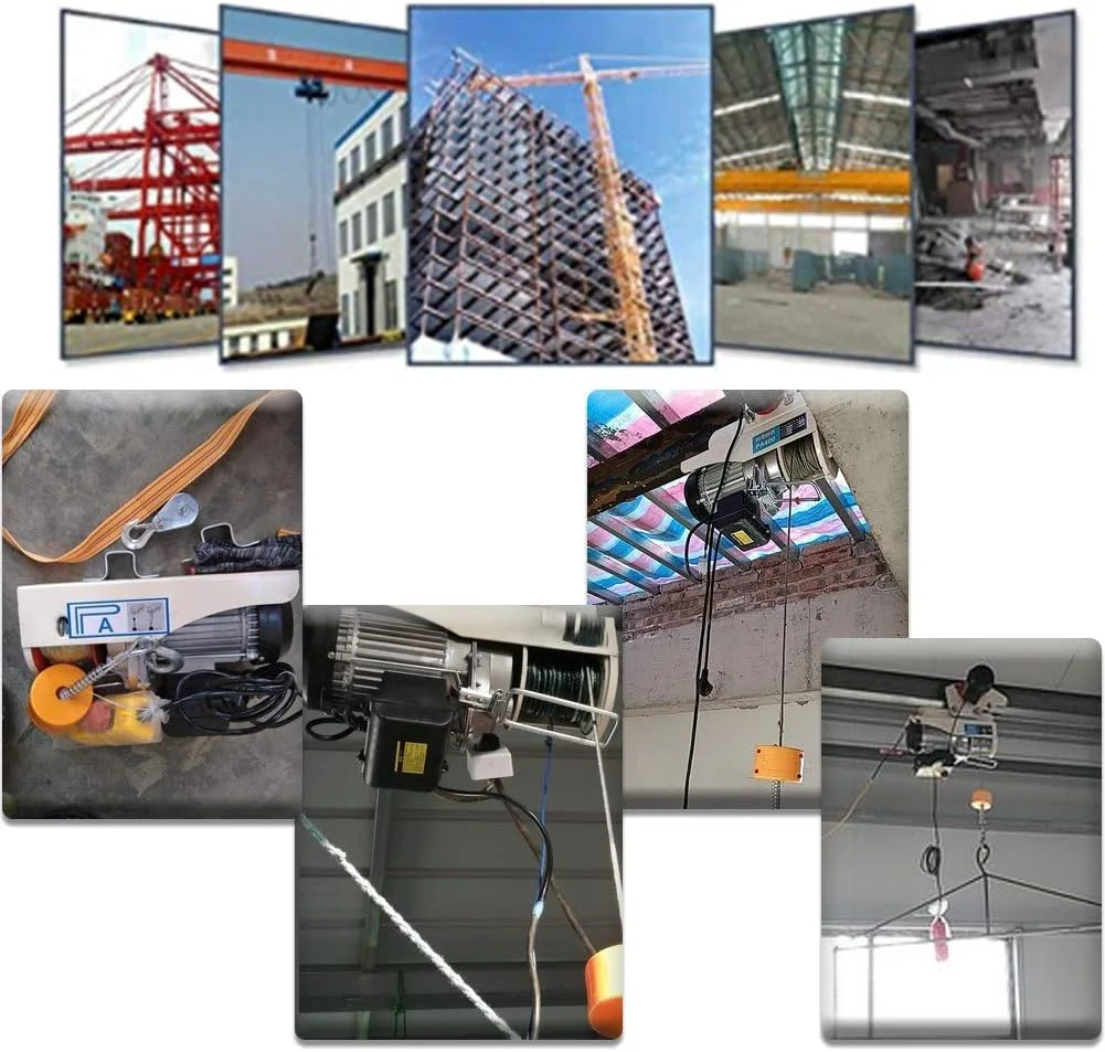 بالابر سیم بکسلی برقی جرثقیل کوچک DSFSDG 580/650W با ترولی برقی با ظرفیت بار جرثقیل، دارای دکمه اضطراری ماشین اسپرت 220 ولت بالابر سیم بکسلی برقی جرثقیل کوچک DSFSDG 580/650W با ترولی برقی با ظرفیت بار جرثقیل، دارای دکمه اضطراری ماشین اسپرت 220 ولت