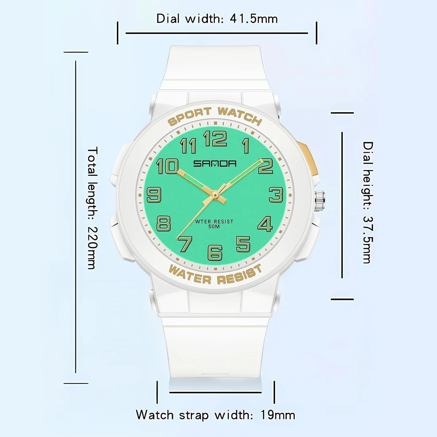 ساعت مچی زنانه آزونه، ضد آب، پرستاری، آنالوگ، دارای نور پس زمینه LED، ساده، مناسب دختران و بانوان ساعت مچی زنانه آزونه، ضد آب، پرستاری، آنالوگ، دارای نور پس زمینه LED، ساده، مناسب دختران و بانوان