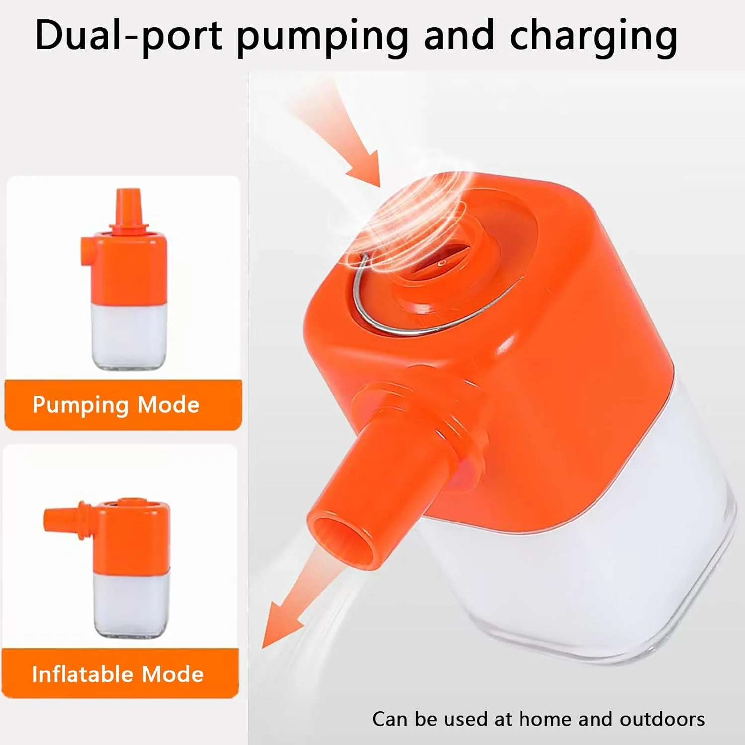 پمپ باد برقی، پمپ کننده قابل حمل برای تشک بادی و وسایل بادی استخر، کمپرسور کوچک قابل شارژ در فضای باز با 5 نازل و چراغ برای حلقه شنا، باتری 3000 میلی آمپر ساعتی، 4000pa پمپ باد برقی، پمپ کننده قابل حمل برای تشک بادی و وسایل بادی استخر، کمپرسور کوچک قابل شارژ در فضای باز با 5 نازل و چراغ برای حلقه شنا، باتری 3000 میلی آمپر ساعتی، 4000pa