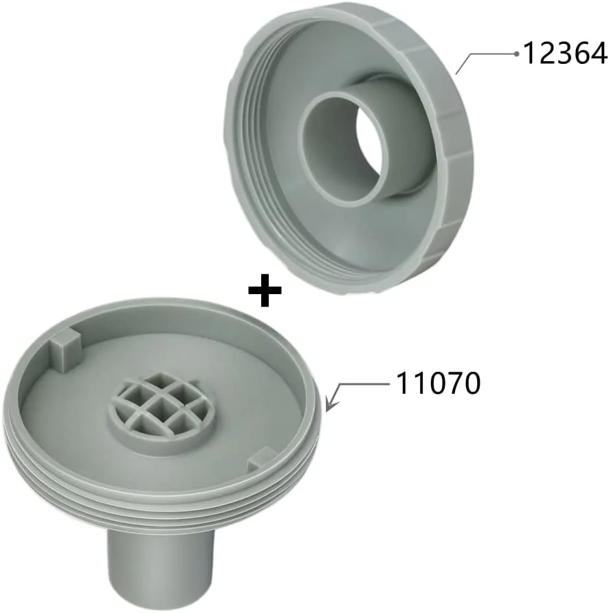 نازل ورودی استخر شنا ADKUN 11070 و 12364 جایگزین برای Intex 25022E، کیت جایگزین اتصال جت آب استخر روکار