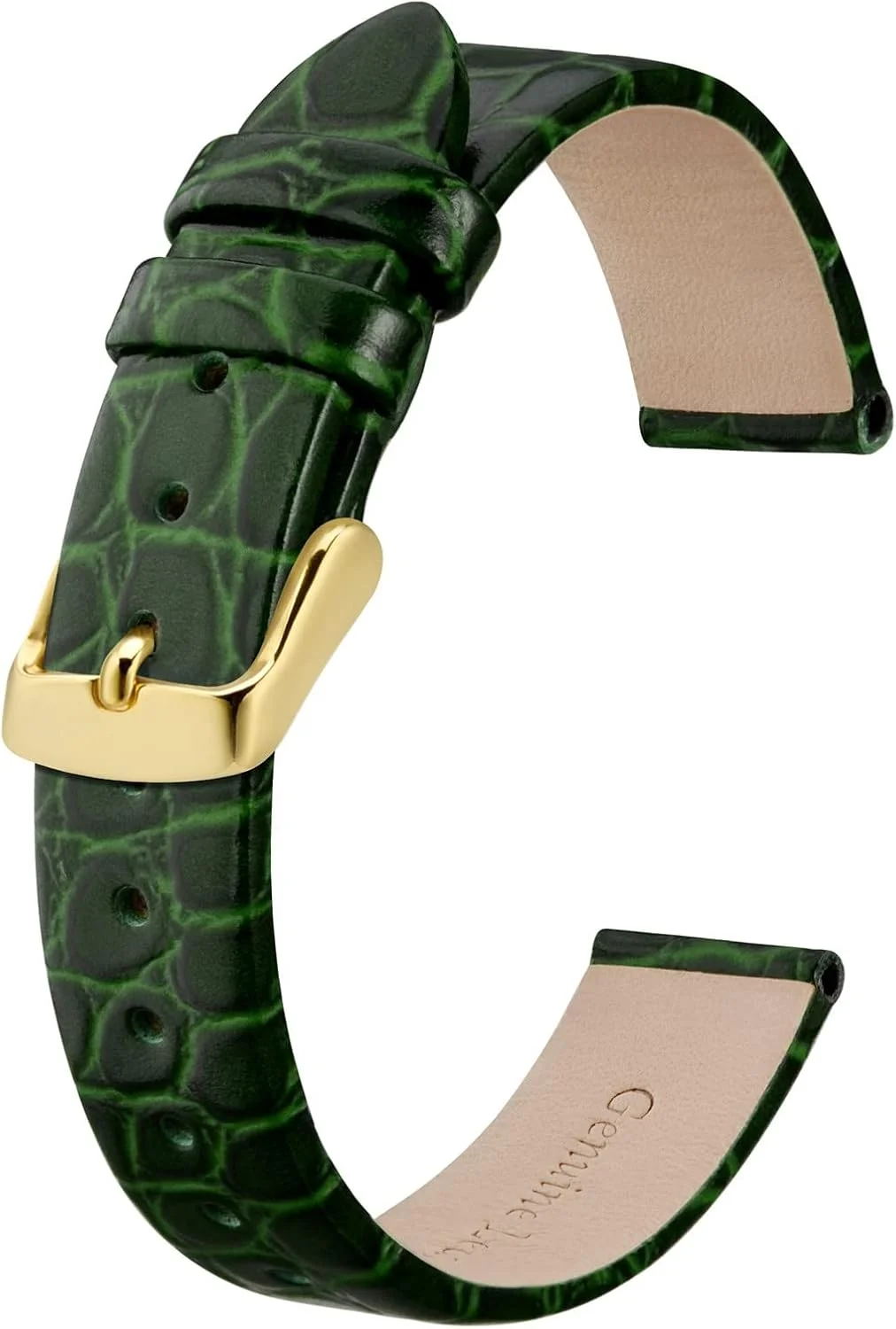 بند چرمی ساعت BISONSTRAP، بندهای تعویضی نرم با سگک پرداخت شده، 12 میلی متر 14 میلی متر 16 میلی متر 18 میلی متر 19 میلی متر 20 میلی متر