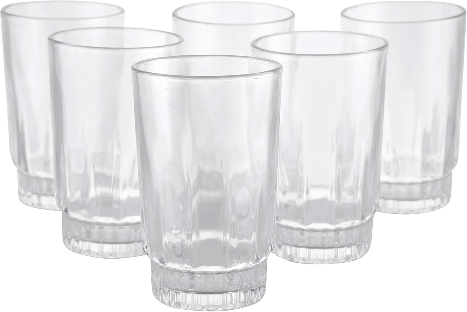 Royalford 6piece Glass Tumbler 240ml, Multi-Colour, RF9818 Royalford 6piece Glass Tumbler 240ml, Multi-Colour, RF9818