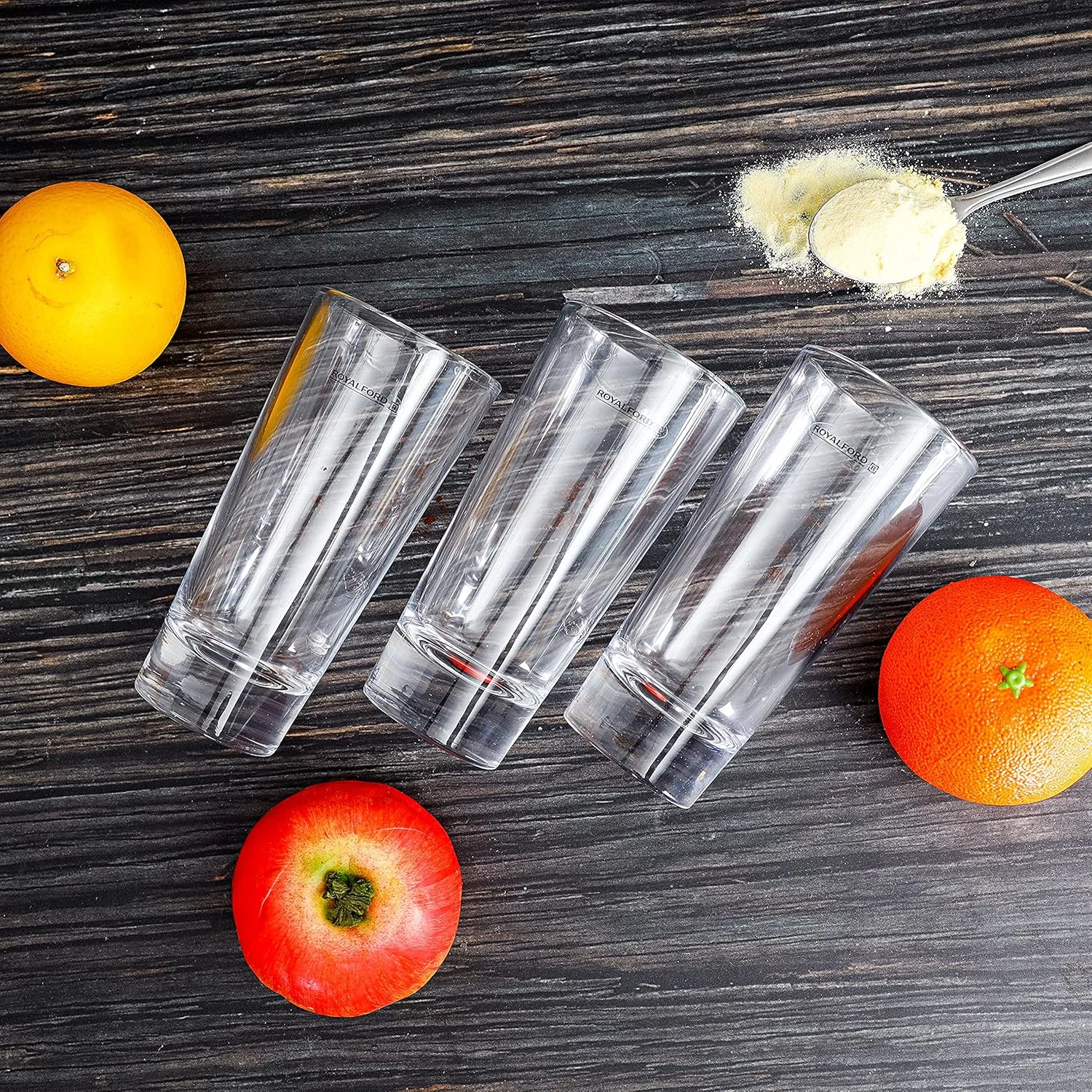 لیوان شیشه ای رویال فورد 3 عددی (330 میلی لیتر) لیوان شیشه ای رویال فورد 3 عددی (330 میلی لیتر)