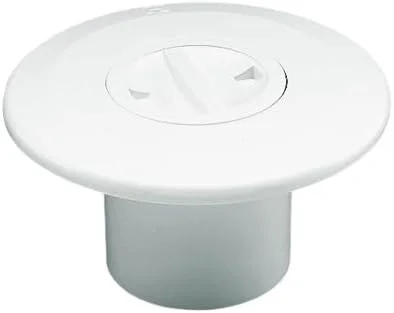 نازل جاروبرقی استخر، سفید، سازگار با استخرهای بتنی، چسبی