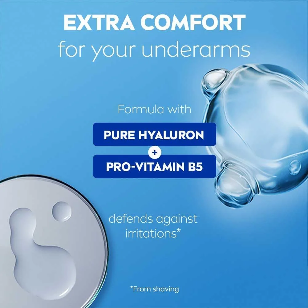 رول ضد تعریق نیوآ مدل Derma Control Defend Extra Comfort، 50 میلی لیتر، حاوی هیالورون خالص و پرو ویتامین B5، محافظت 72 ساعته رول ضد تعریق نیوآ مدل Derma Control Defend Extra Comfort، 50 میلی لیتر، حاوی هیالورون خالص و پرو ویتامین B5، محافظت 72 ساعته