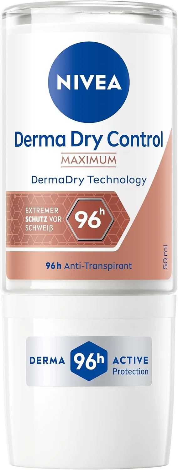 دئودورانت رولی نیوآ Derma Dry Control با محافظت 96 ساعته در برابر تعریق شدید و بو، ضد تعریق سازگار با پوست برای احساس پوستی نرم (50 میلی لیتر) دئودورانت رولی نیوآ Derma Dry Control با محافظت 96 ساعته در برابر تعریق شدید و بو، ضد تعریق سازگار با پوست برای احساس پوستی نرم (50 میلی لیتر)