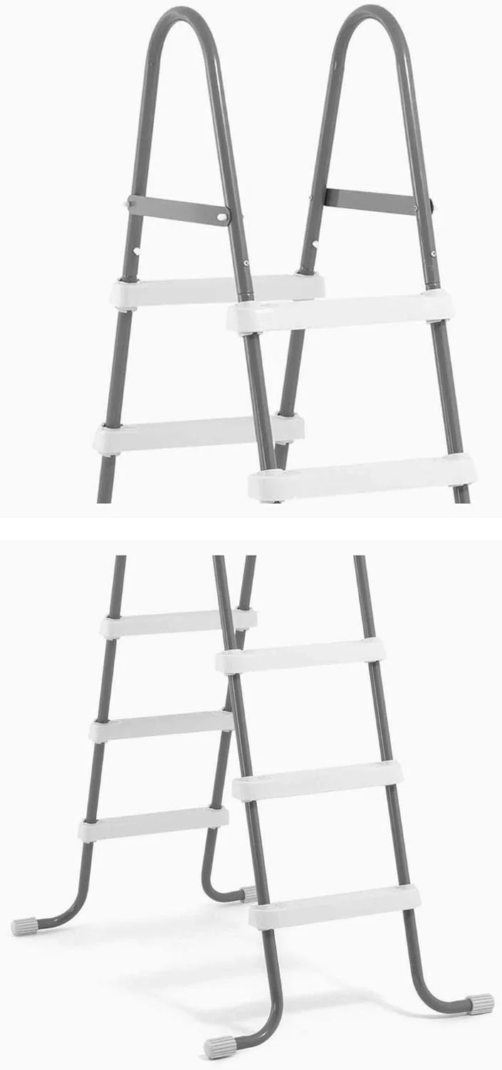 نردبان استخر پیش ساخته اینتکس مدل 28066E مناسب برای استخرهای با ارتفاع 48 اینچ