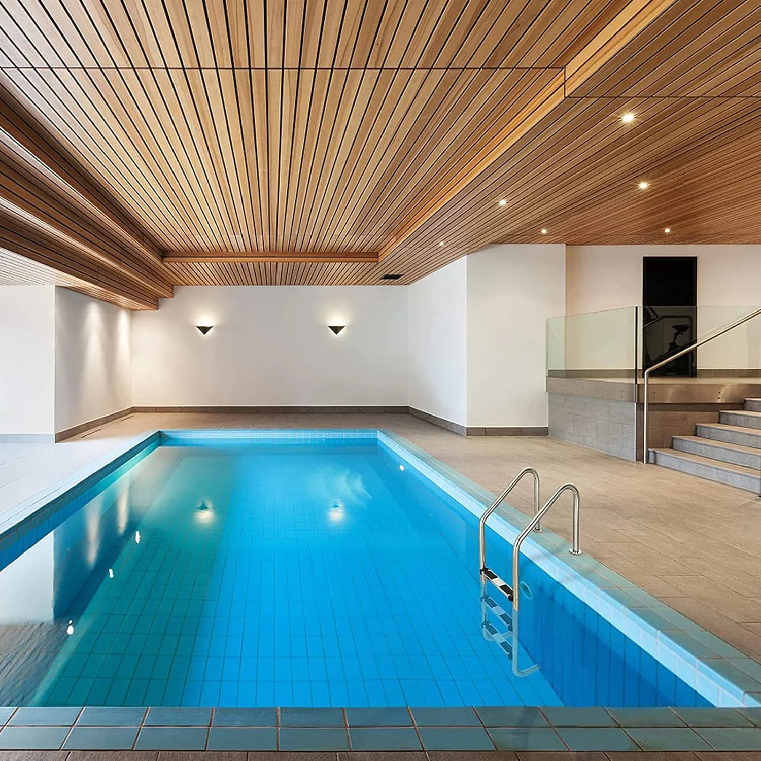 نردبان استخر 3 پله استیل ضد زنگ باغی - ضد لغزش و سنگین برای مونتاژ آسان در داخل/خارج از منزل - ضخامت 1.0 میلی متر (اندازه: 1.0 میلی متر) نردبان استخر 3 پله استیل ضد زنگ باغی - ضد لغزش و سنگین برای مونتاژ آسان در داخل/خارج از منزل - ضخامت 1.0 میلی متر (اندازه: 1.0 میلی متر)