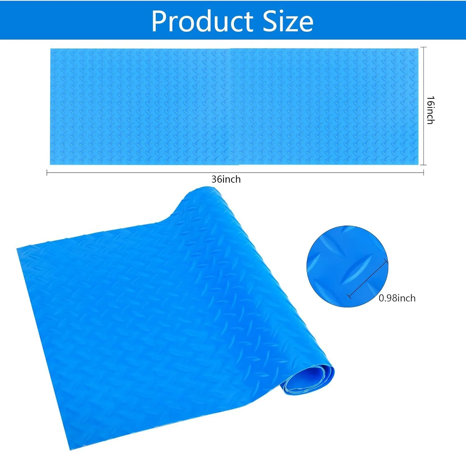 پد نردبان استخر DECOHS، 40 در 90 سانتی متر - پد بزرگ زیر پله استخر با بافت ضد لغزش - پد محافظ نردبان برای لاینر و پله های استخر پد نردبان استخر DECOHS، 40 در 90 سانتی متر - پد بزرگ زیر پله استخر با بافت ضد لغزش - پد محافظ نردبان برای لاینر و پله های استخر