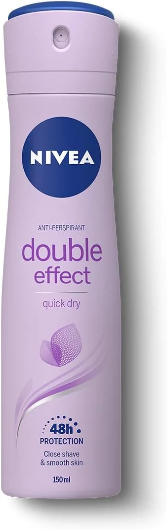 اسپری ضد تعریق زنانه نیوآ Double Effect (150 میلی لیتر)، اسپری دئودورانت زنانه با محافظت 72 ساعته در برابر تعریق و بو، مسدود کننده عرق برای زنان با عصاره آووکادو طبیعی اسپری ضد تعریق زنانه نیوآ Double Effect (150 میلی لیتر)، اسپری دئودورانت زنانه با محافظت 72 ساعته در برابر تعریق و بو، مسدود کننده عرق برای زنان با عصاره آووکادو طبیعی