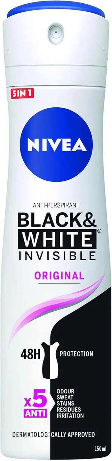 اسپری ضد تعریق زنانه نیوآ مدل Invisible Black White - بسته 3 عددی (اصلی) اسپری ضد تعریق زنانه نیوآ مدل Invisible Black White - بسته 3 عددی (اصلی)