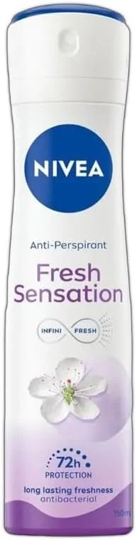 اسپری ضد تعریق زنانه نیوآ Fresh Sensation، محافظت 72 ساعته، 150 میلی لیتر