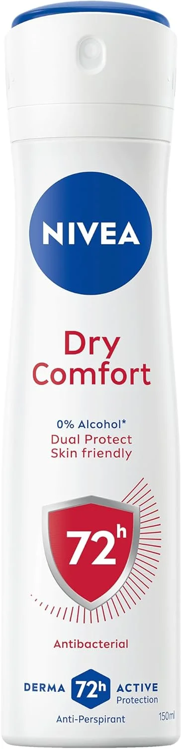 اسپری ضد تعریق زنانه نیوآ Dry Comfort، محافظت 72 ساعته در برابر عرق و بو، خشک شدن سریع، 3 عدد 150 میلی لیتر اسپری ضد تعریق زنانه نیوآ Dry Comfort، محافظت 72 ساعته در برابر عرق و بو، خشک شدن سریع، 3 عدد 150 میلی لیتر