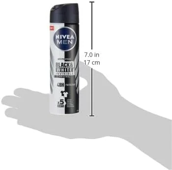 اسپری ضد تعریق مردانه نیوآ، محافظت نامرئی مشکی و سفید اورجینال، 3 عدد 150 میلی لیتر (بسته 2 عددی) اسپری ضد تعریق مردانه نیوآ، محافظت نامرئی مشکی و سفید اورجینال، 3 عدد 150 میلی لیتر (بسته 2 عددی)