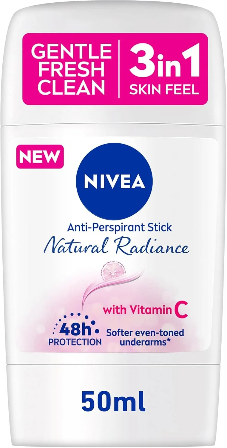 مام ضد تعریق زنانه نیوآ Natural Radiance روشن کننده و نرم کننده حاوی ویتامین C با محافظت فعال 72 ساعته مام ضد تعریق زنانه نیوآ Natural Radiance روشن کننده و نرم کننده حاوی ویتامین C با محافظت فعال 72 ساعته