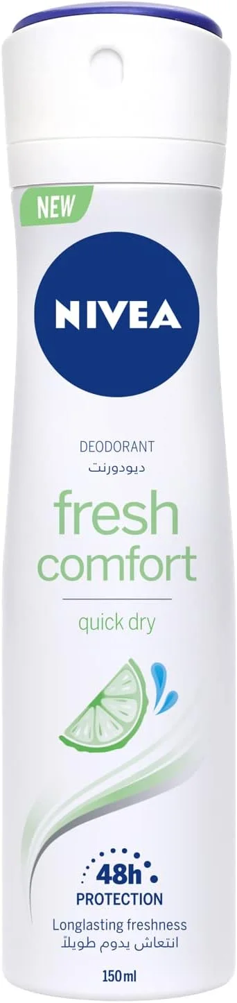 اسپری دئودورانت زنانه نیوآ، فرش کامفورت، 150 میلی لیتر اسپری دئودورانت زنانه نیوآ، فرش کامفورت، 150 میلی لیتر