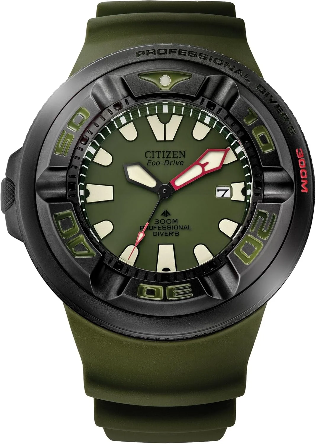 ساعت مچی مردانه سیتیزن Promaster Dive Eco-Drive، سه عقربه، نمایشگر تاریخ، بند پلی اورتان، دارای گواهینامه ISO، شیشه کریستال منحنی ضد انعکاس، قاب و تاج پیچی ساعت مچی مردانه سیتیزن Promaster Dive Eco-Drive، سه عقربه، نمایشگر تاریخ، بند پلی اورتان، دارای گواهینامه ISO، شیشه کریستال منحنی ضد انعکاس، قاب و تاج پیچی