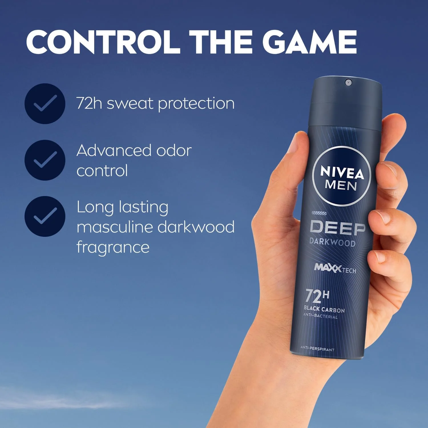 اسپری ضد تعریق مردانه نیوآ مدل DEEP Dry & Clean Feel، ضد باکتری، 3 عدد 150 میلی لیتر اسپری ضد تعریق مردانه نیوآ مدل DEEP Dry & Clean Feel، ضد باکتری، 3 عدد 150 میلی لیتر