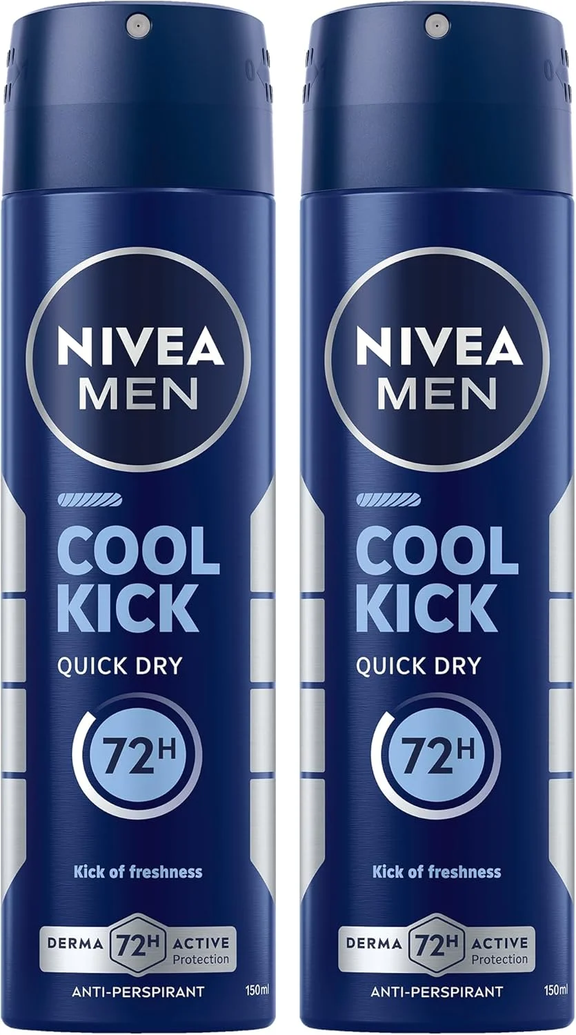 اسپری ضد تعریق مردانه نیوآ من، Cool Kick Quick Dry، 2x150ml - بسته بندی ممکن است متفاوت باشد اسپری ضد تعریق مردانه نیوآ من، Cool Kick Quick Dry، 2x150ml - بسته بندی ممکن است متفاوت باشد
