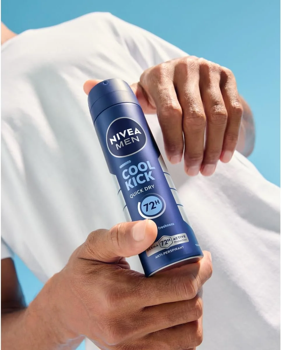 اسپری ضد تعریق مردانه نیوآ من، Cool Kick Quick Dry، 2x150ml - بسته بندی ممکن است متفاوت باشد اسپری ضد تعریق مردانه نیوآ من، Cool Kick Quick Dry، 2x150ml - بسته بندی ممکن است متفاوت باشد