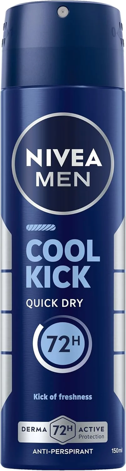 اسپری ضد تعریق مردانه نیوآ من، Cool Kick Quick Dry، 2x150ml - بسته بندی ممکن است متفاوت باشد اسپری ضد تعریق مردانه نیوآ من، Cool Kick Quick Dry، 2x150ml - بسته بندی ممکن است متفاوت باشد