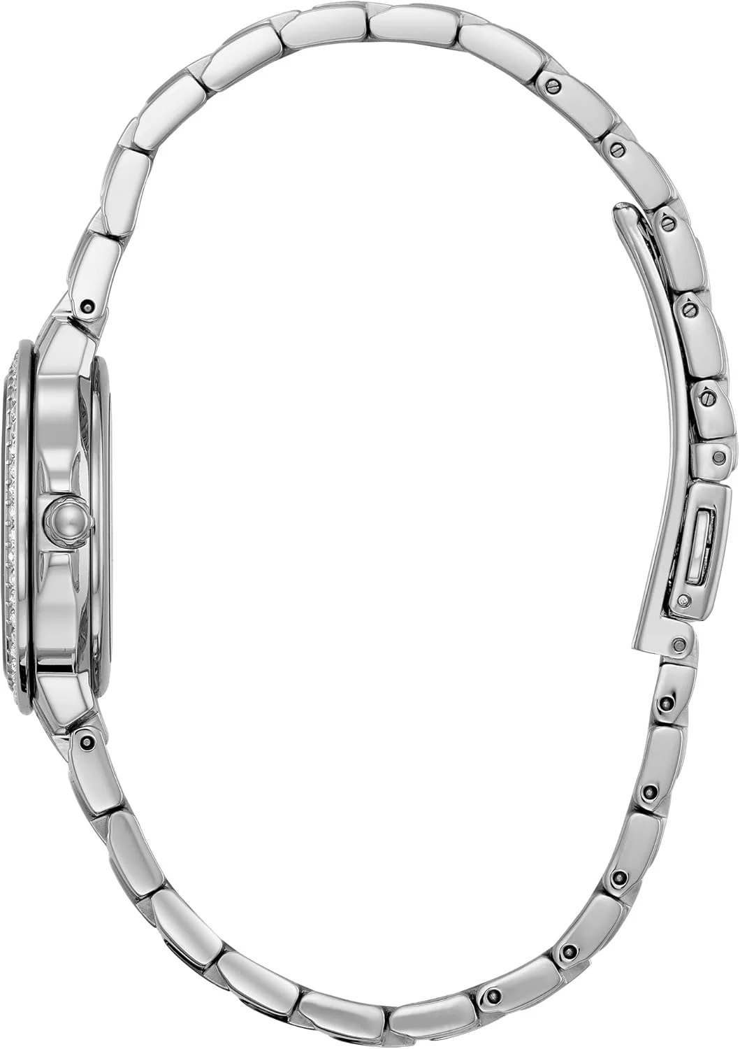 ساعت مچی زنانه سیتیزن مدل Silhouette Crystal Eco-Drive، سه عقربه و نمایشگر تاریخ، استیل ضد زنگ ساعت مچی زنانه سیتیزن مدل Silhouette Crystal Eco-Drive، سه عقربه و نمایشگر تاریخ، استیل ضد زنگ