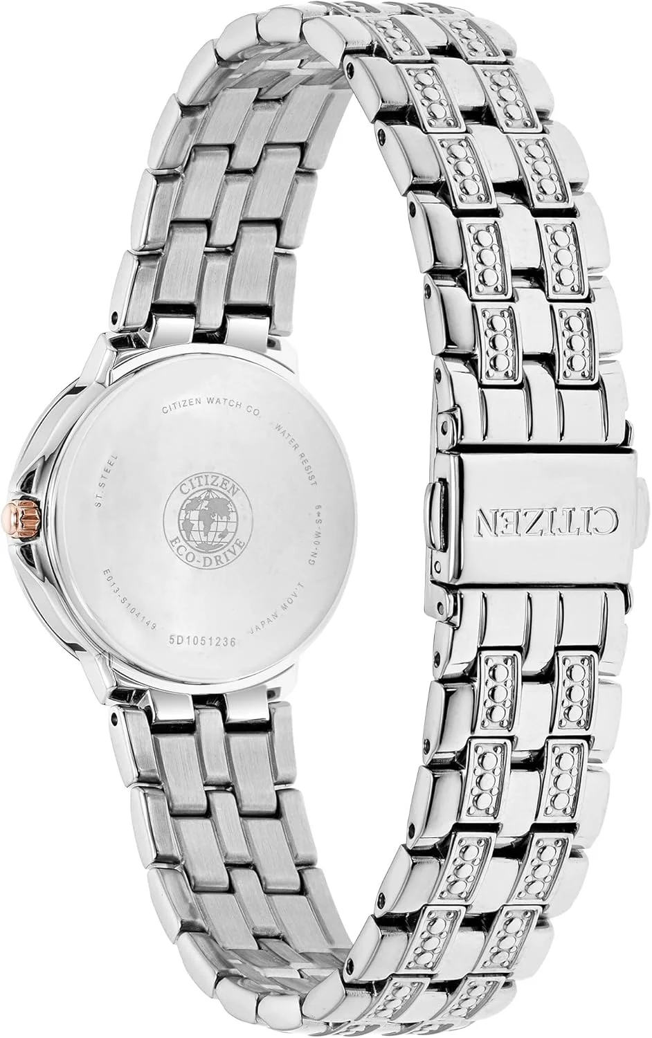 ساعت مچی زنانه سیتیزن مدل Silhouette Crystal Eco-Drive، سه عقربه و نمایشگر تاریخ، استیل ضد زنگ ساعت مچی زنانه سیتیزن مدل Silhouette Crystal Eco-Drive، سه عقربه و نمایشگر تاریخ، استیل ضد زنگ