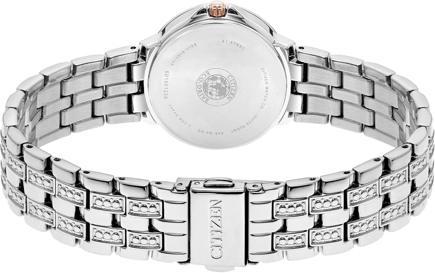 ساعت مچی زنانه سیتیزن مدل Silhouette Crystal Eco-Drive، سه عقربه و نمایشگر تاریخ، استیل ضد زنگ ساعت مچی زنانه سیتیزن مدل Silhouette Crystal Eco-Drive، سه عقربه و نمایشگر تاریخ، استیل ضد زنگ