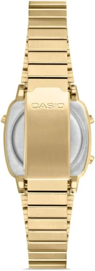 ساعت مچی زنانه کاسیو مدل LA670WGA-1DF صفحه طلایی، بند طلایی ساعت مچی زنانه کاسیو مدل LA670WGA-1DF صفحه طلایی، بند طلایی
