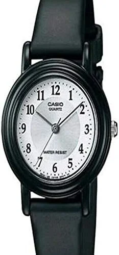 ساعت مچی زنانه کاسیو با صفحه نقره ای و بند رزینی - LQ139AMV-7B3