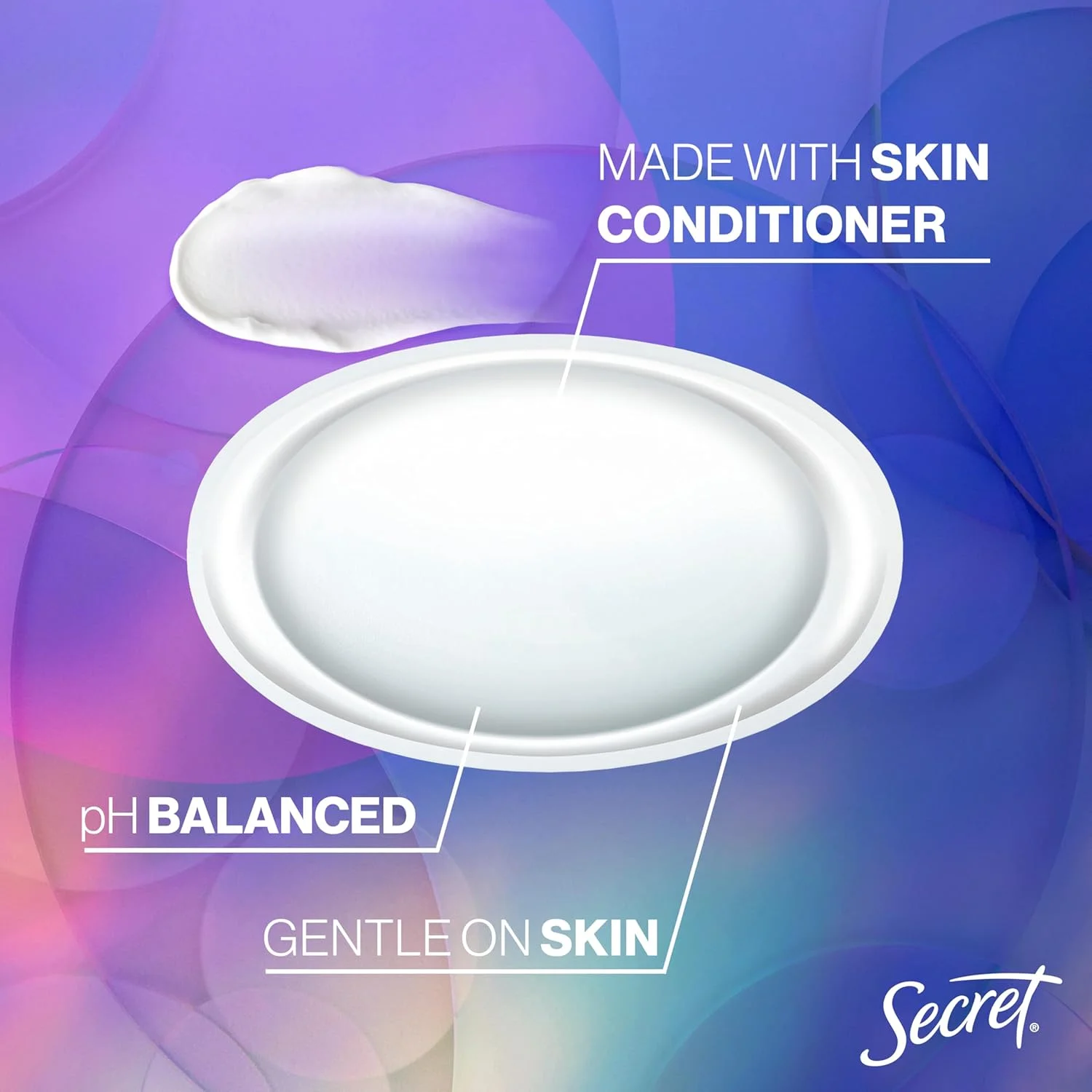 Secret Fresh Antiperspirant Deodorant for Women, 72hr Breathable Sweat & Odor Protection, Instant Freshness & Gentle, PH Balancing Minerals, Invisible Solid, Soapy Bubble Bath Scent, 2.6 oz Secret Fresh Antiperspirant Deodorant for Women, 72hr Breathable Sweat & Odor Protection, Instant Freshness & Gentle, PH Balancing Minerals, Invisible Solid, Soapy Bubble Bath Scent, 2.6 oz