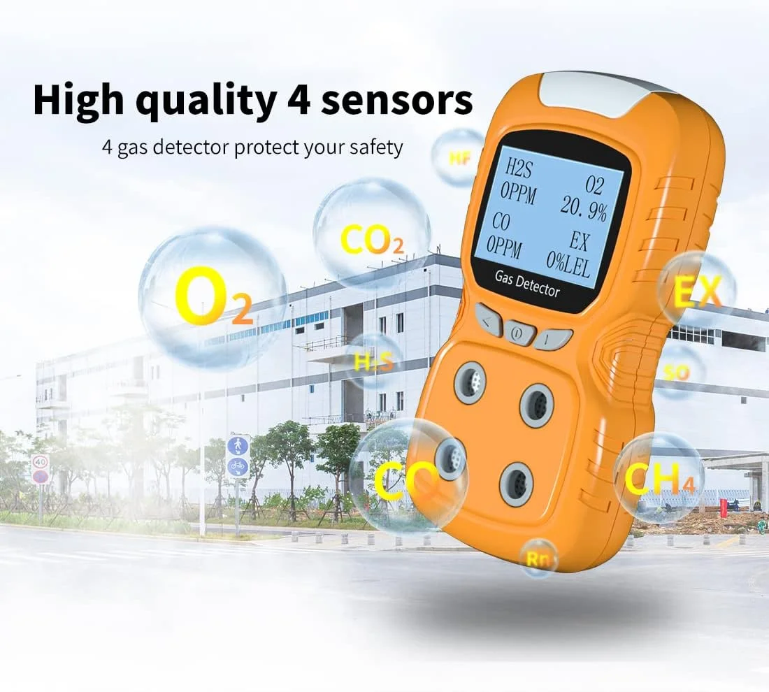 دستگاه تشخیص گاز قابل حمل XLA Alert، دستگاه تست و آنالیزور مانیتور 4 گازی Gas Clip، تستر کیفیت هوا با صفحه نمایش LCD قابل شارژ، صدا، نور و شوک، آشکارساز 2 ساله… دستگاه تشخیص گاز قابل حمل XLA Alert، دستگاه تست و آنالیزور مانیتور 4 گازی Gas Clip، تستر کیفیت هوا با صفحه نمایش LCD قابل شارژ، صدا، نور و شوک، آشکارساز 2 ساله…