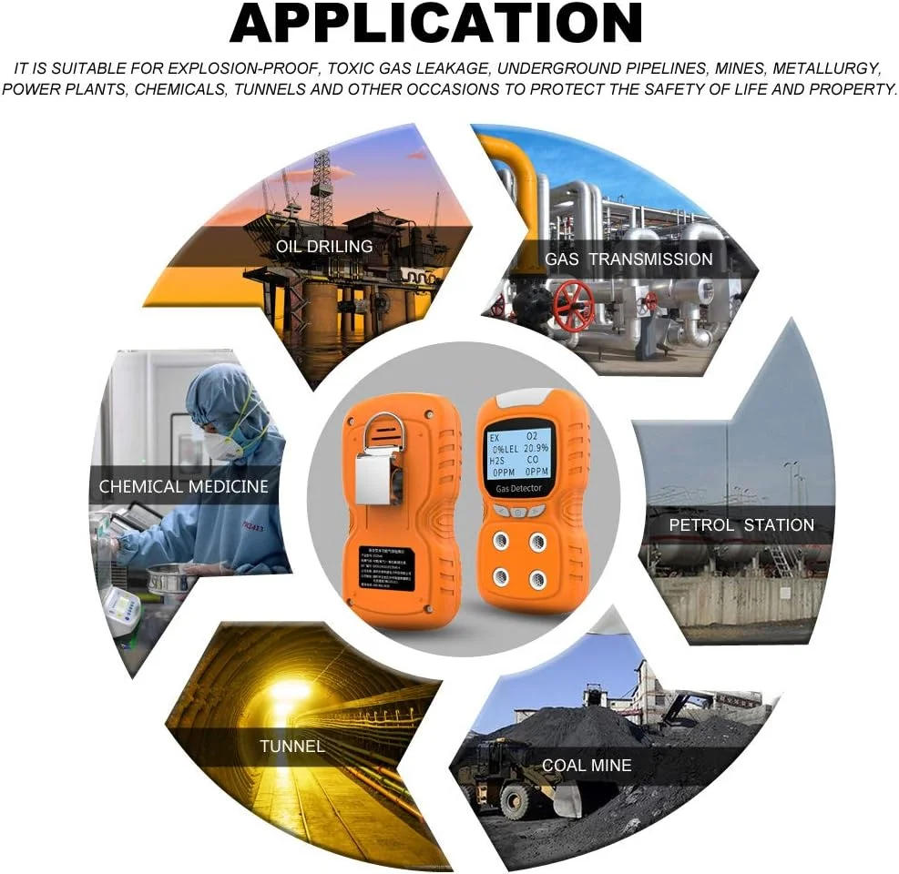 دستگاه تشخیص گاز قابل حمل XLA Alert، دستگاه تست و آنالیزور مانیتور 4 گازی Gas Clip، تستر کیفیت هوا با صفحه نمایش LCD قابل شارژ، صدا، نور و شوک، آشکارساز 2 ساله… دستگاه تشخیص گاز قابل حمل XLA Alert، دستگاه تست و آنالیزور مانیتور 4 گازی Gas Clip، تستر کیفیت هوا با صفحه نمایش LCD قابل شارژ، صدا، نور و شوک، آشکارساز 2 ساله…