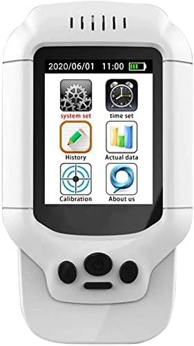 دستگاه سنجش کیفیت هوا SVASTY، آنالیزور TVOC PM2.5، سنسور قابل حمل ازن سنج O3 با محدوده 0-5ppm دستگاه سنجش کیفیت هوا SVASTY، آنالیزور TVOC PM2.5، سنسور قابل حمل ازن سنج O3 با محدوده 0-5ppm