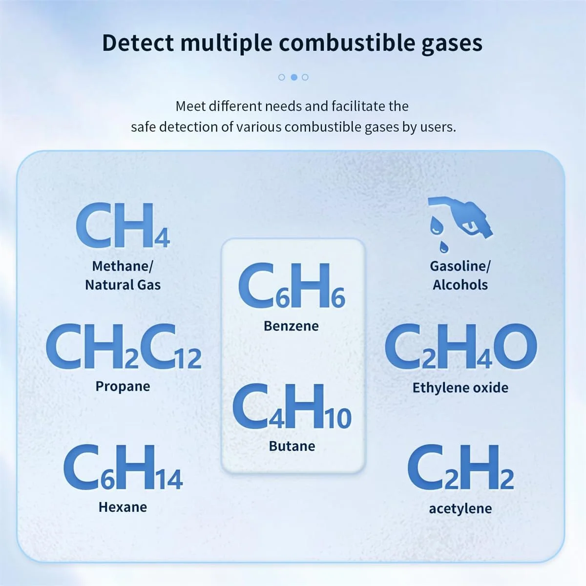 دستگاه تشخیص نشت گاز قابل حمل TERRIFI، آلارم صوتی برای گاز طبیعی، متان، هگزان و پروپان، ردیاب با حالت کم/زیاد، صفحه نمایش LCD، تغذیه با 2 عدد باتری AAA برای استفاده در خانه و فضای باز، سفید دستگاه تشخیص نشت گاز قابل حمل TERRIFI، آلارم صوتی برای گاز طبیعی، متان، هگزان و پروپان، ردیاب با حالت کم/زیاد، صفحه نمایش LCD، تغذیه با 2 عدد باتری AAA برای استفاده در خانه و فضای باز، سفید