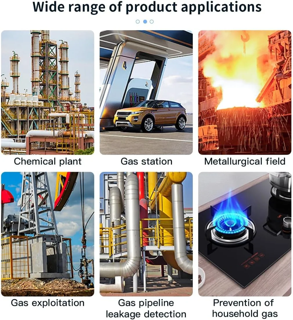 دستگاه تشخیص نشت گاز قابل حمل TERRIFI، آلارم صوتی برای گاز طبیعی، متان، هگزان و پروپان، ردیاب با حالت کم/زیاد، صفحه نمایش LCD، تغذیه با 2 عدد باتری AAA برای استفاده در خانه و فضای باز، سفید دستگاه تشخیص نشت گاز قابل حمل TERRIFI، آلارم صوتی برای گاز طبیعی، متان، هگزان و پروپان، ردیاب با حالت کم/زیاد، صفحه نمایش LCD، تغذیه با 2 عدد باتری AAA برای استفاده در خانه و فضای باز، سفید