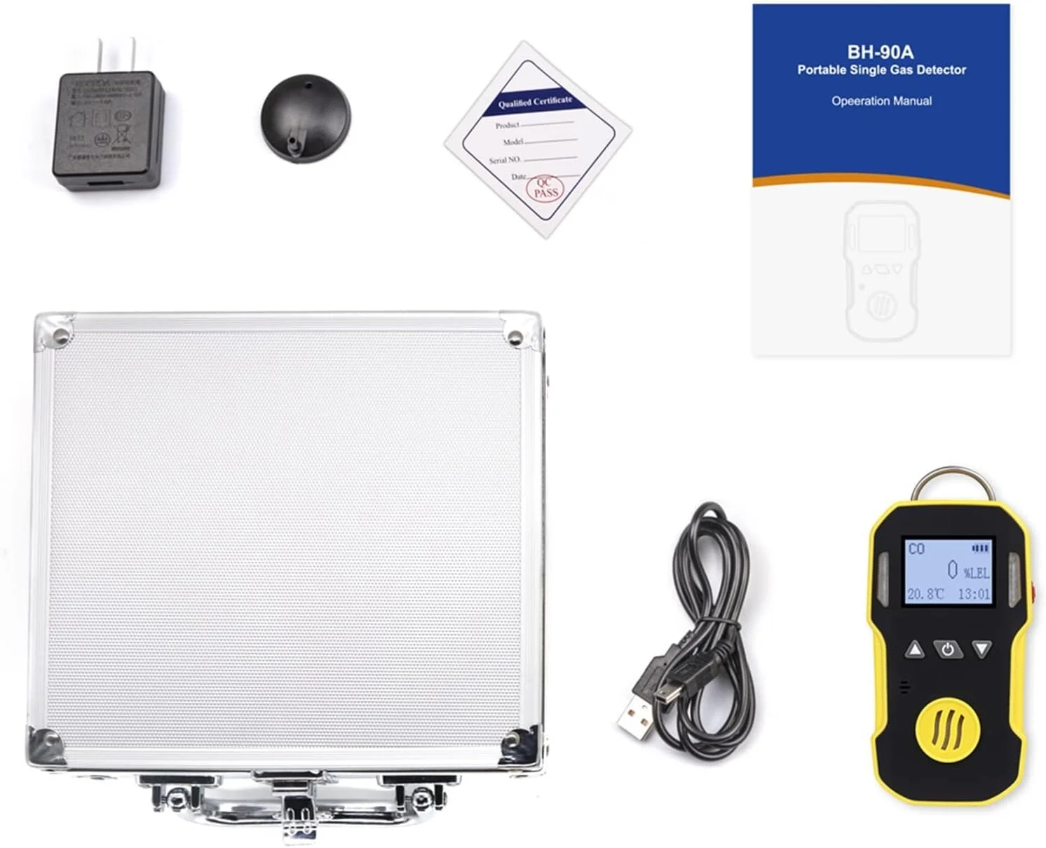 سنسور نشت یاب چند گاز SilteD، ردیاب گاز CO صنعتی قابل حمل، مونوکسید کربن، ضد آب، ضد گرد و غبار، ضد انفجار، شارژ USB 0-1000ppm، دقت و حساسیت بالا سنسور نشت یاب چند گاز SilteD، ردیاب گاز CO صنعتی قابل حمل، مونوکسید کربن، ضد آب، ضد گرد و غبار، ضد انفجار، شارژ USB 0-1000ppm، دقت و حساسیت بالا