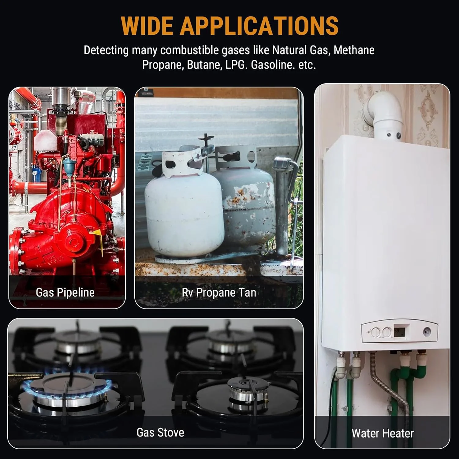 آشکارساز گازهای قابل اشتعال DEWIN، آشکارساز G1 برای گازهای قابل اشتعال، دمای محیط، گاز طبیعی، متان، پروپان، بنزین، تستر نشت آشکارساز گازهای قابل اشتعال DEWIN، آشکارساز G1 برای گازهای قابل اشتعال، دمای محیط، گاز طبیعی، متان، پروپان، بنزین، تستر نشت