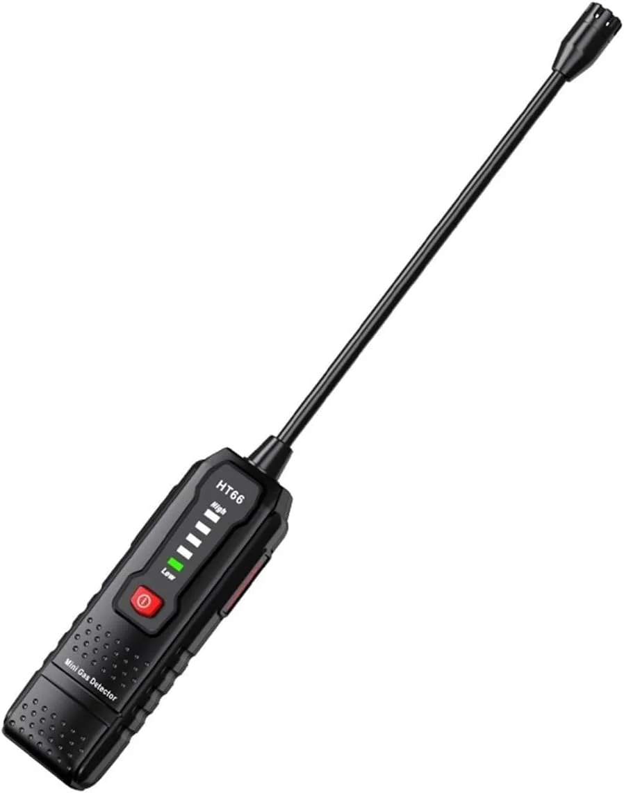آشکارساز نشت گاز HT66، ردیاب گازهای قابل اشتعال، متان و گاز طبیعی، 50-1000PPM با آلارم صوتی آشکارساز نشت گاز HT66، ردیاب گازهای قابل اشتعال، متان و گاز طبیعی، 50-1000PPM با آلارم صوتی