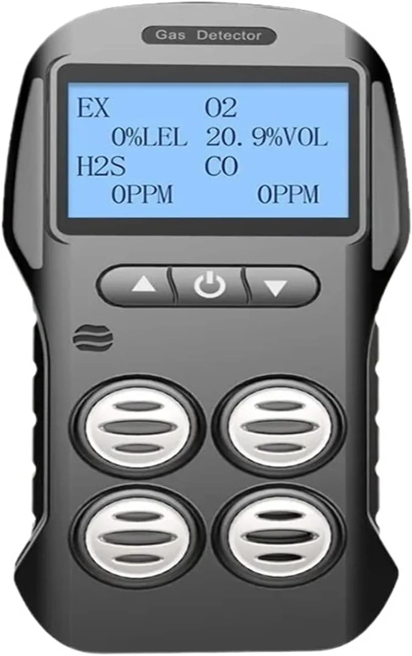 دستگاه تشخیص گاز چندگانه، متر گاز O2 H2S CO LEL 4 در 1، ردیاب نشت گاز اکسیژن، سولفید هیدروژن، مونوکسید کربن، گازهای قابل احتراق (دستگاه تشخیص گاز) دستگاه تشخیص گاز چندگانه، متر گاز O2 H2S CO LEL 4 در 1، ردیاب نشت گاز اکسیژن، سولفید هیدروژن، مونوکسید کربن، گازهای قابل احتراق (دستگاه تشخیص گاز)