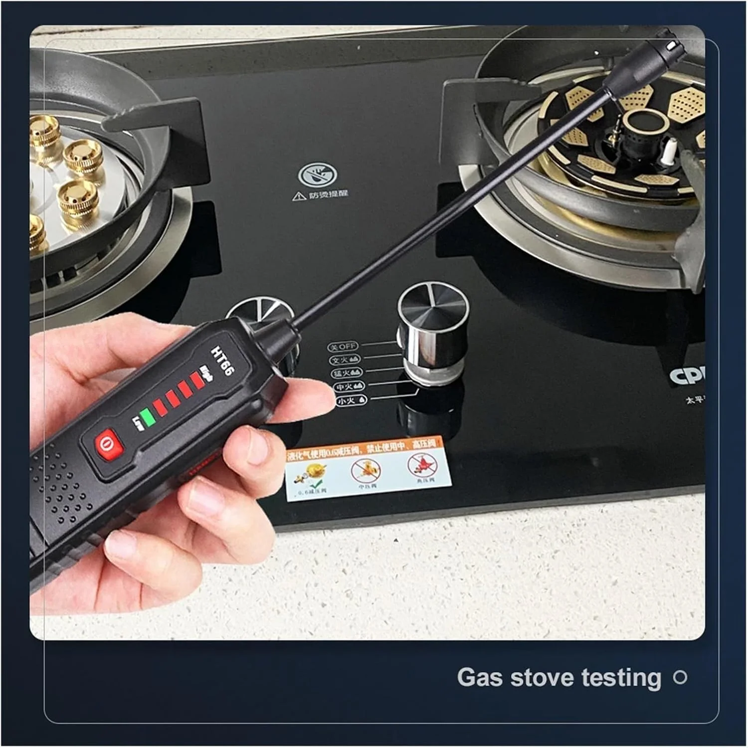 آشکارساز نشت گاز HT66، ردیاب گازهای قابل اشتعال، متان و گاز طبیعی، 50-1000PPM با آلارم صوتی آشکارساز نشت گاز HT66، ردیاب گازهای قابل اشتعال، متان و گاز طبیعی، 50-1000PPM با آلارم صوتی