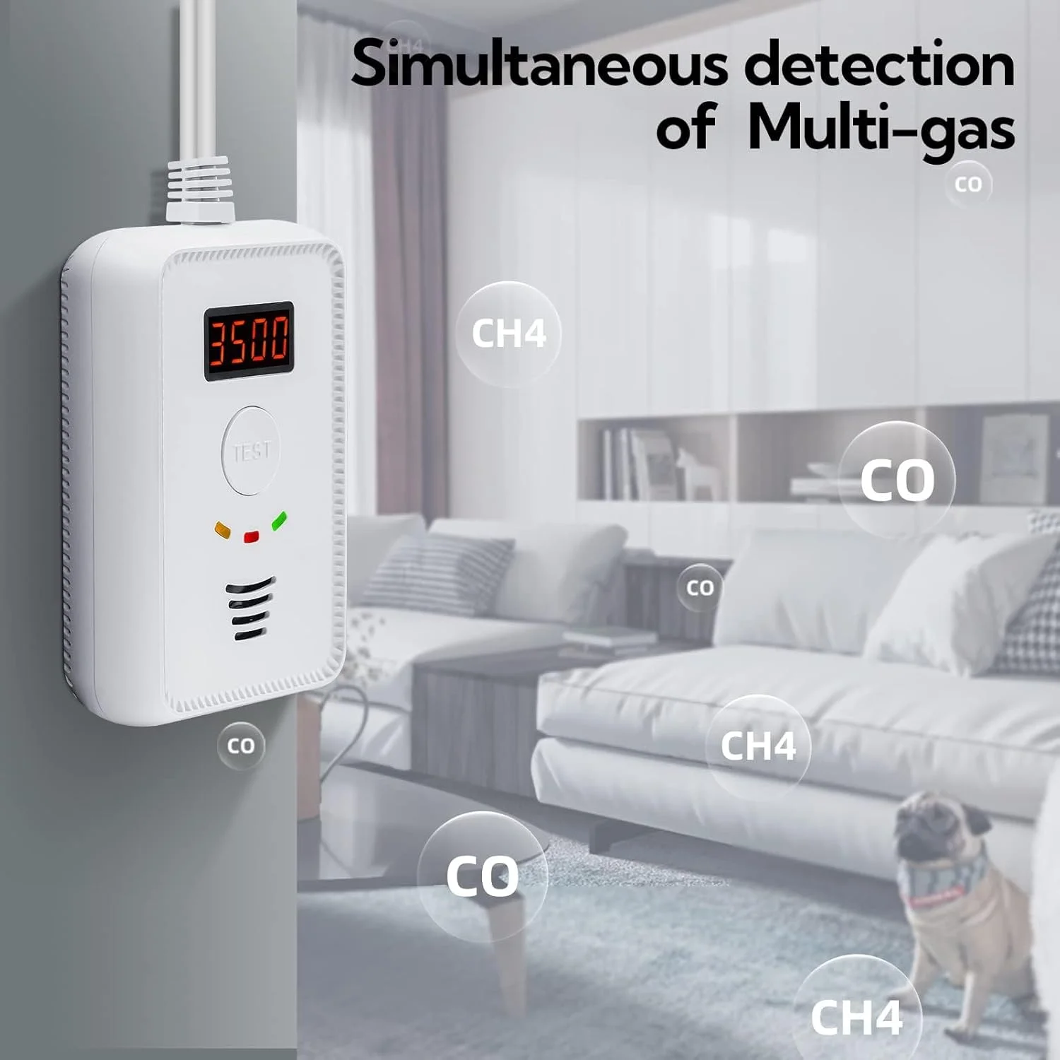 آشکارساز گاز طبیعی، آشکارساز مونوکسید کربن، دستگاه تشخیص نشت گازهای قابل احتراق برای CO، LNG، LPG، متان، آشکارساز گاز طبیعی، دوشاخه اروپایی آشکارساز گاز طبیعی، آشکارساز مونوکسید کربن، دستگاه تشخیص نشت گازهای قابل احتراق برای CO، LNG، LPG، متان، آشکارساز گاز طبیعی، دوشاخه اروپایی