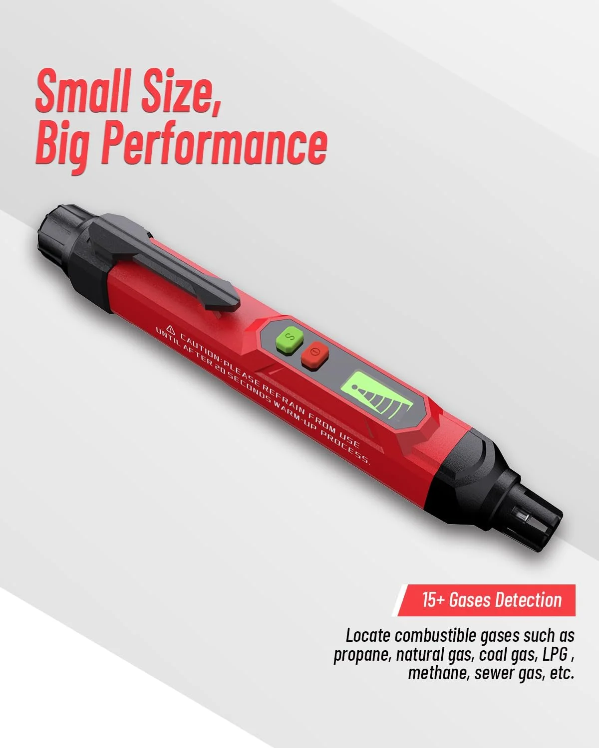 آشکارساز نشت گاز؛ آشکارساز گاز طبیعی و پروپان VITITE؛ آلارم گاز قابل حمل کوچک برای یافتن منابع نشت گاز قابل احتراق برای خانه و RV (شامل 2 باتری و کیف حمل) - قرمز آشکارساز نشت گاز؛ آشکارساز گاز طبیعی و پروپان VITITE؛ آلارم گاز قابل حمل کوچک برای یافتن منابع نشت گاز قابل احتراق برای خانه و RV (شامل 2 باتری و کیف حمل) - قرمز