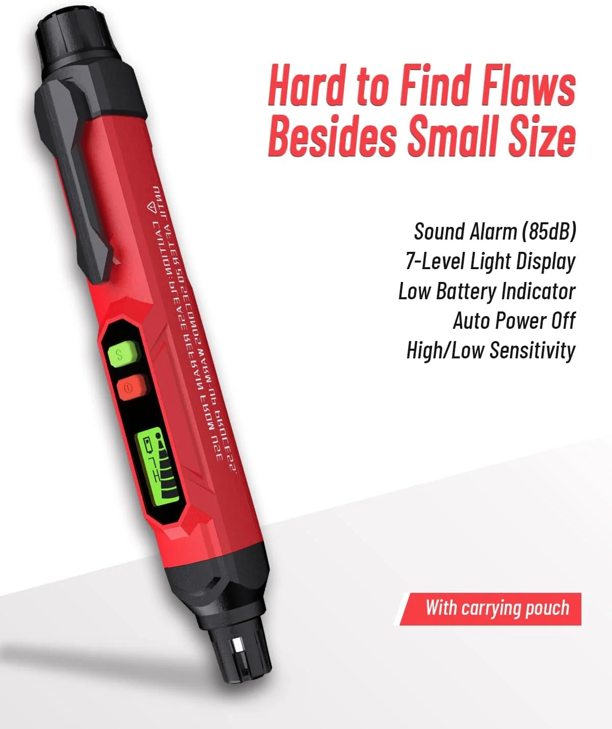 آشکارساز نشت گاز؛ آشکارساز گاز طبیعی و پروپان VITITE؛ آلارم گاز قابل حمل کوچک برای یافتن منابع نشت گاز قابل احتراق برای خانه و RV (شامل 2 باتری و کیف حمل) - قرمز آشکارساز نشت گاز؛ آشکارساز گاز طبیعی و پروپان VITITE؛ آلارم گاز قابل حمل کوچک برای یافتن منابع نشت گاز قابل احتراق برای خانه و RV (شامل 2 باتری و کیف حمل) - قرمز