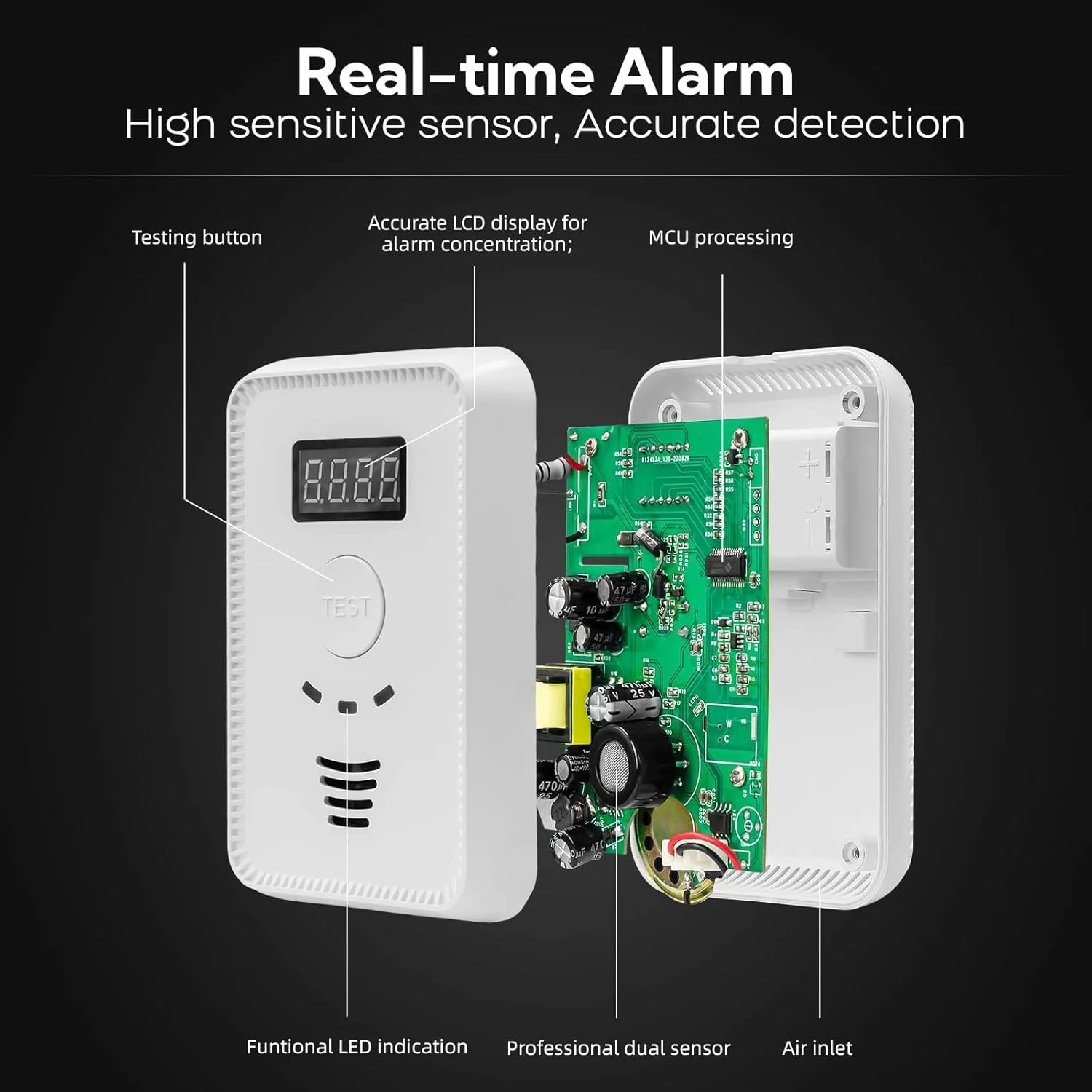 آشکارساز گاز طبیعی، آشکارساز مونوکسید کربن، دستگاه تشخیص نشت گازهای قابل احتراق برای CO، LNG، LPG، متان، آشکارساز گاز طبیعی، دوشاخه اروپایی آشکارساز گاز طبیعی، آشکارساز مونوکسید کربن، دستگاه تشخیص نشت گازهای قابل احتراق برای CO، LNG، LPG، متان، آشکارساز گاز طبیعی، دوشاخه اروپایی