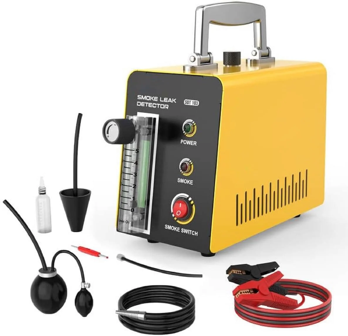 دستگاه نشت یاب دود خودرو، تستر تشخیصی دود خلاء EVAP، نشت یاب سوخت خط لوله برای خودروهای 12 ولت، ابزار جهانی خودرو برای سیستم های EVAP، ورودی، اگزوز، خنک کننده، کارتل