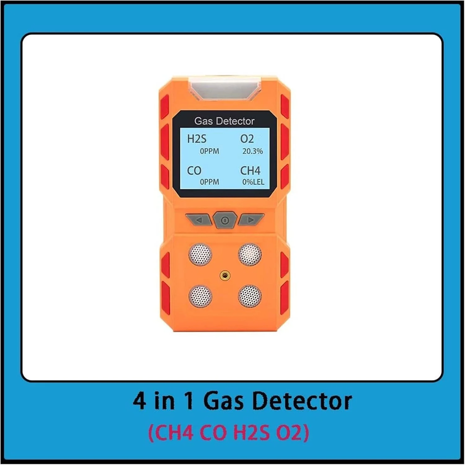 سنسور نشت یاب چند گاز HANXYAAS با صفحه نمایش چند گاز، قابل شارژ USB، 4 در 1 CH4 CO H2S O2، آشکارسازهای جلوگیری از مسمومیت، تستر، سنسور حرفه ای، آلارم با دقت و حساسیت بالا (آشکارساز گاز) سنسور نشت یاب چند گاز HANXYAAS با صفحه نمایش چند گاز، قابل شارژ USB، 4 در 1 CH4 CO H2S O2، آشکارسازهای جلوگیری از مسمومیت، تستر، سنسور حرفه ای، آلارم با دقت و حساسیت بالا (آشکارساز گاز)