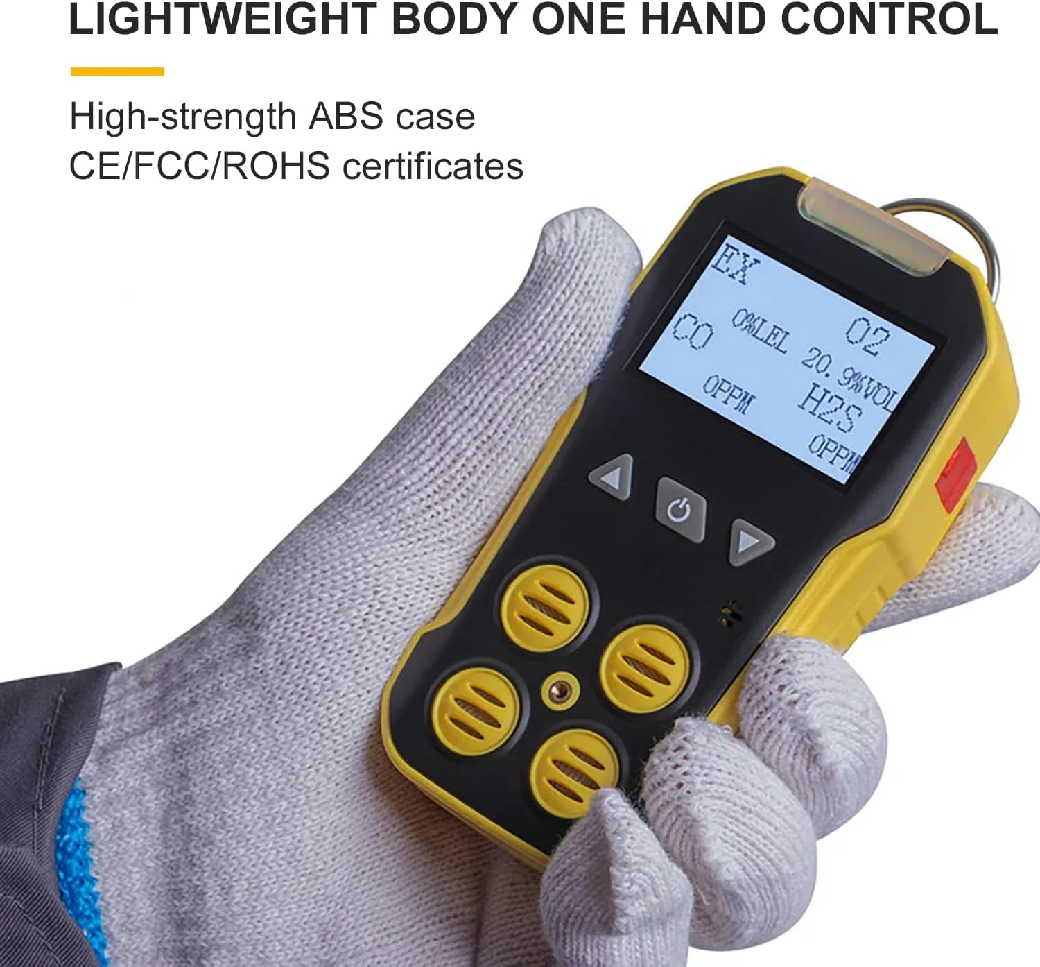 دستگاه تشخیص گاز چندگانه Bosean، دتکتور 4 در 1 گاز، O2، CO، H2S، EX متر با نور پس زمینه LCD، آلارم لرزشی نور صدا قابل شارژ، تستر آنالایزر دستگاه تشخیص گاز چندگانه Bosean، دتکتور 4 در 1 گاز، O2، CO، H2S، EX متر با نور پس زمینه LCD، آلارم لرزشی نور صدا قابل شارژ، تستر آنالایزر