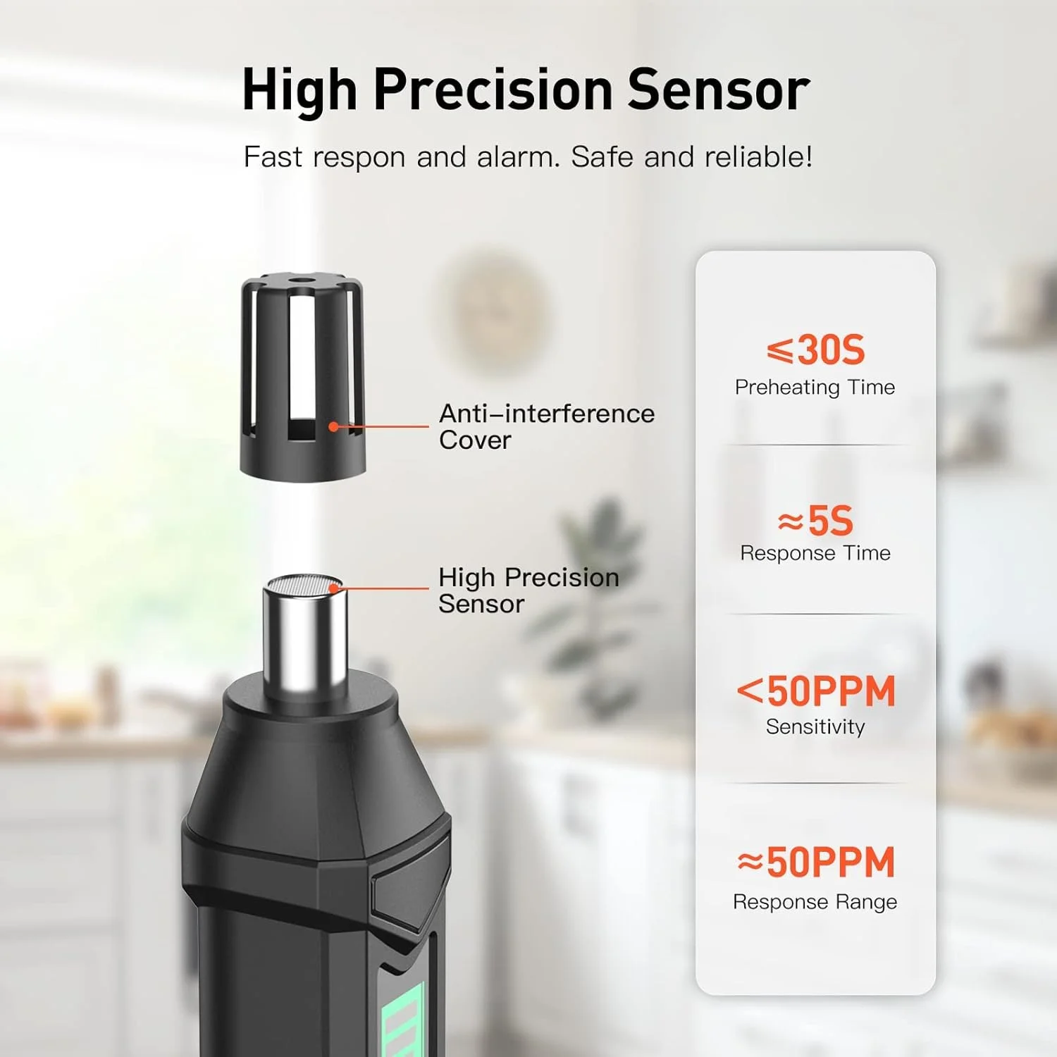 MAKINGTEC Propane Gas Leak Detector for Home and RV, Portable Natural Gas Sniffer Sound & LED Alarm High Accuracy Battery Powered, Pocket Pen Type Flammabler Gas Detection Analyzer Meter Tool MAKINGTEC Propane Gas Leak Detector for Home and RV, Portable Natural Gas Sniffer Sound & LED Alarm High Accuracy Battery Powered, Pocket Pen Type Flammabler Gas Detection Analyzer Meter Tool